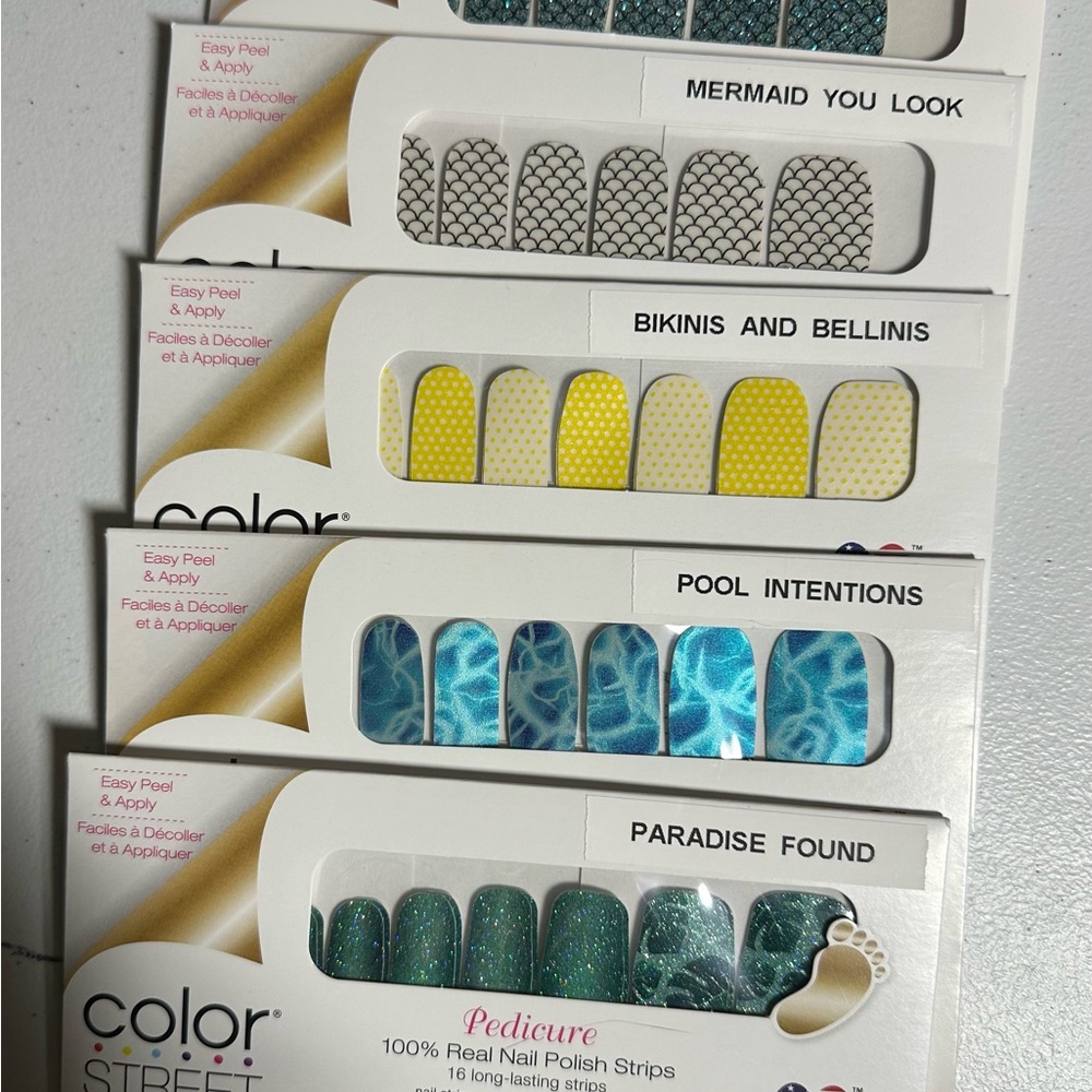 Color Street Nail Polish Strips Set